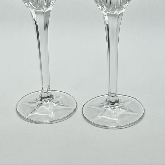 Vintage Mikasa Icicles Crystal Candlesticks Candle Holders Set Of 2 Germany - Picture 5 of 11